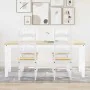 Panama 5-piece dining set made of solid white pine wood by , Furniture sets for kitchens and dining rooms - Ref: Foro24-33452...