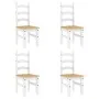 Juego de comedor Panama 5 pzas madera maciza de pino blanco de , muebles para cocinas y comedores - Ref: Foro24-3345211, Prec...