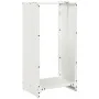 White firewood rack 40x30x80 cm Cold rolled steel by , Firewood bags and holders - Ref: Foro24-864232, Price: 57,77 €, Discou...