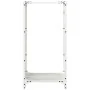 White firewood rack 40x30x80 cm Cold rolled steel by , Firewood bags and holders - Ref: Foro24-864232, Price: 57,77 €, Discou...