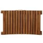 Liegestuhl mit cremefarbenen Kissen aus massivem Akazienholz. von , Liegen - Ref: Foro24-363284, Preis: 189,66 €, Rabatt: %
