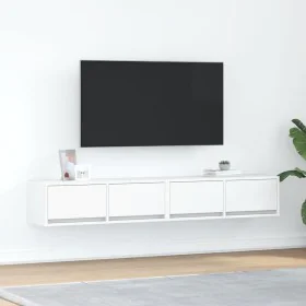 TV-Möbel 2 Stück Weiß 80x31x25,5 cm aus Ingenieurholz von , TV-Möbel - Ref: Foro24-861509, Preis: 97,63 €, Rabatt: %