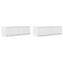 TV furniture 2 units White 80x31x25.5 cm Engineered wood by , TV Furniture - Ref: Foro24-861509, Price: 97,63 €, Discount: %
