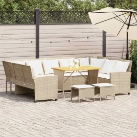 Juego de sofás jardín con cojines 4 pzas ratán sintético beige von , Gartensets - Ref: Foro24-3365340, Preis: 832,83 €, Rabat...