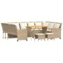 Juego de sofás jardín con cojines 4 pzas ratán sintético beige von , Gartensets - Ref: Foro24-3365340, Preis: 832,83 €, Rabat...