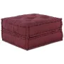 Puf modular tela granate 70x70x36 by , Cushions for chairs and sofas - Ref: Foro24-4019031, Price: 117,18 €, Discount: %