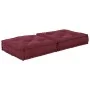 Puf modular tela granate 70x70x36 by , Cushions for chairs and sofas - Ref: Foro24-4019031, Price: 117,18 €, Discount: %