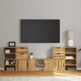 Muebles de TV 5 uds. con almacenaje "ODDA" madera maciza pino von , TV-Möbel - Ref: Foro24-3365368, Preis: 264,60 €, Rabatt: %