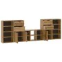 Muebles de TV 5 uds. con almacenaje "ODDA" madera maciza pino von , TV-Möbel - Ref: Foro24-3365368, Preis: 264,60 €, Rabatt: %
