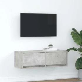 Mueble de TV de madera de ingeniería gris hormigón 80x31x25,5cm von , TV-Möbel - Ref: Foro24-861514, Preis: 52,55 €, Rabatt: %
