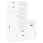 Armarios auxiliares 5 uds "ODDA" blanco 40x24x79 cm madera pino de , Aparadores - Ref: Foro24-3365363, Precio: 278,43 €, Desc...
