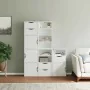 Armarios auxiliares 5 uds "ODDA" blanco 40x24x79 cm madera pino de , Aparadores - Ref: Foro24-3365363, Precio: 278,43 €, Desc...