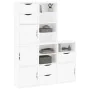 Armarios auxiliares 5 uds "ODDA" blanco 40x24x79 cm madera pino de , Aparadores - Ref: Foro24-3365363, Precio: 278,43 €, Desc...