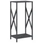 Anthrazit-Holzträger 34x25x70 cm Kaltgewalzter Stahl von , Brennholztaschen und -halter - Ref: Foro24-864321, Preis: 43,69 €,...