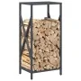 Anthrazit-Holzträger 34x25x70 cm Kaltgewalzter Stahl von , Brennholztaschen und -halter - Ref: Foro24-864321, Preis: 43,69 €,...
