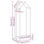 Olivengrüner Holzstapel 40x25x120 cm Kaltgewalzter Stahl von , Brennholztaschen und -halter - Ref: Foro24-864302, Preis: 50,3...