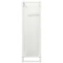 White firewood holder 25x25x80 cm Cold rolled steel by , Firewood bags and holders - Ref: Foro24-864264, Price: 43,26 €, Disc...