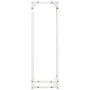 White firewood holder 25x25x80 cm Cold rolled steel by , Firewood bags and holders - Ref: Foro24-864264, Price: 43,26 €, Disc...
