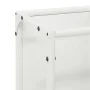 White firewood holder 25x25x80 cm Cold rolled steel by , Firewood bags and holders - Ref: Foro24-864264, Price: 43,26 €, Disc...