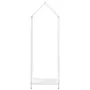 White firewood rack 40x25x120 cm Cold rolled steel by , Firewood bags and holders - Ref: Foro24-864300, Price: 50,36 €, Disco...