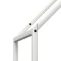 White firewood rack 40x25x120 cm Cold rolled steel by , Firewood bags and holders - Ref: Foro24-864300, Price: 50,36 €, Disco...