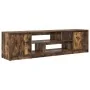 Smoked oak TV stand 188.5x41x50 cm Engineered wood by , TV Furniture - Ref: Foro24-3328421, Price: 136,39 €, Discount: %