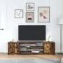 Smoked oak TV stand 188.5x41x50 cm Engineered wood by , TV Furniture - Ref: Foro24-3328421, Price: 136,39 €, Discount: %
