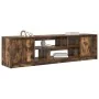 Smoked oak TV stand 188.5x41x50 cm Engineered wood by , TV Furniture - Ref: Foro24-3328421, Price: 136,39 €, Discount: %
