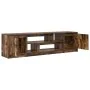 Smoked oak TV stand 188.5x41x50 cm Engineered wood by , TV Furniture - Ref: Foro24-3328421, Price: 136,39 €, Discount: %