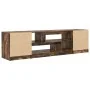 Smoked oak TV stand 188.5x41x50 cm Engineered wood by , TV Furniture - Ref: Foro24-3328421, Price: 136,39 €, Discount: %