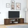 Brown oak TV stand 188.5x41x50 cm engineered wood by , TV Furniture - Ref: Foro24-3328423, Price: 156,01 €, Discount: %