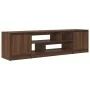 Brown oak TV stand 188.5x41x50 cm engineered wood by , TV Furniture - Ref: Foro24-3328423, Price: 156,01 €, Discount: %