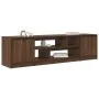 Brown oak TV stand 188.5x41x50 cm engineered wood by , TV Furniture - Ref: Foro24-3328423, Price: 156,01 €, Discount: %