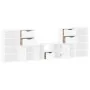 TV furniture set of 5 units with storage "ODDA" in white pine wood. by , TV Furniture - Ref: Foro24-3365377, Price: 280,31 €,...