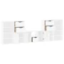 TV-Möbel 5 Stück mit Aufbewahrung "ODDA" weiß Kiefernholz von , TV-Möbel - Ref: Foro24-3365377, Preis: 280,31 €, Rabatt: %