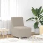 Light gray sofa armchair, 55 cm, curly wool imitation fabric. by , Sofas - Ref: Foro24-4108503, Price: 125,19 €, Discount: %