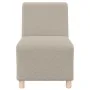 Light gray sofa armchair, 55 cm, curly wool imitation fabric. by , Sofas - Ref: Foro24-4108503, Price: 125,19 €, Discount: %