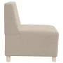 Hellgrauer Sofastuhl, 55 cm, aus gewelltem Wollimitatstoff. von , Sofas - Ref: Foro24-4108503, Preis: 125,17 €, Rabatt: %