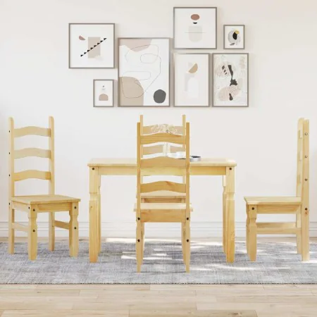 Juego de comedor Panama 5 pzas madera maciza de pino de , muebles para cocinas y comedores - Ref: Foro24-3345197, Precio: 398...