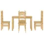 Juego de comedor Panama 5 pzas madera maciza de pino de , muebles para cocinas y comedores - Ref: Foro24-3345197, Precio: 398...