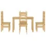 Panama 5-piece dining set made of solid pine wood by , Furniture sets for kitchens and dining rooms - Ref: Foro24-3345197, Pr...