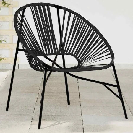 Garden chair in the shape of a black synthetic rattan egg by , Garden chairs - Ref: Foro24-4009287, Price: 81,86 €, Discount: %