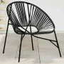 Garden chair in the shape of a black synthetic rattan egg by , Garden chairs - Ref: Foro24-4009287, Price: 81,86 €, Discount: %