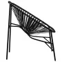 Gartensessel in Form eines schwarzen synthetischen Rattan-Eierstuhls. von , Gartenstühle - Ref: Foro24-4009287, Preis: 81,86 ...