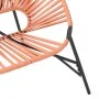 Gartensessel in Eiform aus orangefarbenem und schwarzem synthetischem Rattan von , Gartenstühle - Ref: Foro24-4009291, Preis:...