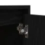 Black wall-mounted bedside table 38x34x40 cm by , Nightstands - Ref: Foro24-861231, Price: 39,31 €, Discount: %
