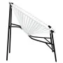 Gartensessel-Set, 3-teilig, aus weißem und schwarzem Kunststoff-Rattan von , Gartenstühle - Ref: Foro24-4009293, Preis: 180,5...