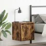 Mesillas de noche de pared 2 uds roble ahumado 38x34x40 cm de , Mesitas de noche - Ref: Foro24-861238, Precio: 63,51 €, Descu...