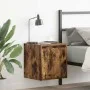 Wandnachttische 2 Stück geräucherter Eichenholz 38x34x40 cm von , Nachttische - Ref: Foro24-861238, Preis: 63,51 €, Rabatt: %
