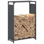 Anthracite firewood rack 60x28x90 cm Cold rolled steel by , Firewood bags and holders - Ref: Foro24-864213, Price: 61,04 €, D...